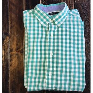 Nautica Bright Green Buttondown